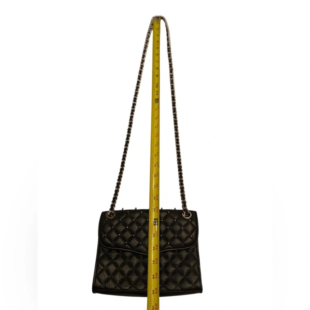 Rebecca Minkoff Mini Quilted Affair with Studs in Black with Gold Hardware - Picture 7 of 11